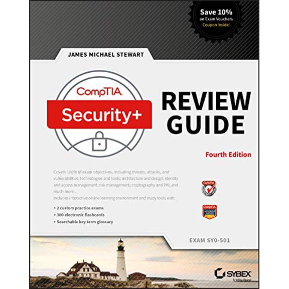 Pre-Owned Comptia Security+ Review Guide: Exam Sy0-501 (Paperback) 1119416949 9781119416944