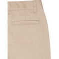 thumbnail image 3 of Wonder Nation Girls' School Uniform Stretch Twill Bermuda Shorts, Sizes 4-16, 3 of 3