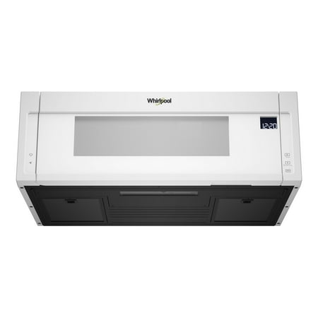 Whirlpool WML75011HW - Microwave oven - over-range - 1.1 cu. ft - 1000 W - white with built-in exhaust system