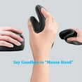 thumbnail image 3 of Right Hand Vertical Mouse Ergonomic Gaming Mouse USB Optical Wrist Healthy Mice Mause For PC, 3 of 9