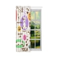 thumbnail image 2 of MKHERT Funny Cartoon Dog Doing Yoga Window Curtain Living Room,Bedroom Window Drapes 52x84 inch, 2 of 3