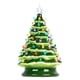thumbnail image 1 of Christmas is Forever Árbol de cerámica de mesa iluminado, árbol verde de 16 pulgadas con luces multicolores, 1 of 1