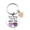 9, variant on Keepsakes Keychain For Godparents Stainless Steel Personalize Gift