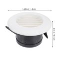 thumbnail image 2 of Greenadscape 2Ud Rejilla De Ventilación Redonda En ABS Para De Aire En Baños Cocinas Y Oficinas, 2 of 8