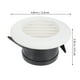 thumbnail image 2 of unbranded 2Ud Ventilación Redonda Para Aire Acondicionado Con Rejilla ABS Para Hogar Resistente Y Fácil De Instalar, 2 of 8