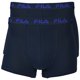 thumbnail image 1 of FILA Calzoncillos 2-pack de hombre - Cintura con logo, urbano, algodón stretch, liso Azul Marino S (Small), 1 of 1