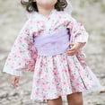 thumbnail image 2 of Toddler Girls Outfits Trendy Stylish Printed Kimono Long Sleeve For Casual Wear Ideal For Year Round Fashion Gift Sets Size 4-5T, 2 of 6