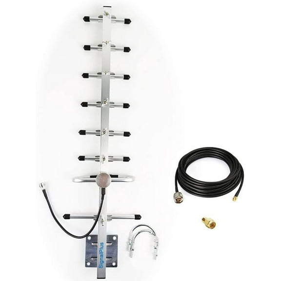 Outdoor Yagi 915mhz lora Antenna 10 dbi Helium Antenna for Lora Miner Bobcat RAK Nebra Sensecap Low Loss Cable RG58 30ft