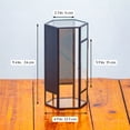 thumbnail image 6 of NCYP Small Metal Hexagon Shaped Enclosure Terrarium with Mesh, 4.9x4.3x9.4in, Home Indoor Tabletop Mini Insect Habitat, Terrarium Only, 6 of 13