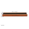 thumbnail image 4 of Mistaha Guitar Neck Rest Tool for String Instruments Repair and Maintenance - Sapele Wood/Felt, Protects Instrument Neck from Scratches - Suitable for Electric/Acoustic Guitar, Bass, Mandolin - 29.6, 4 of 6