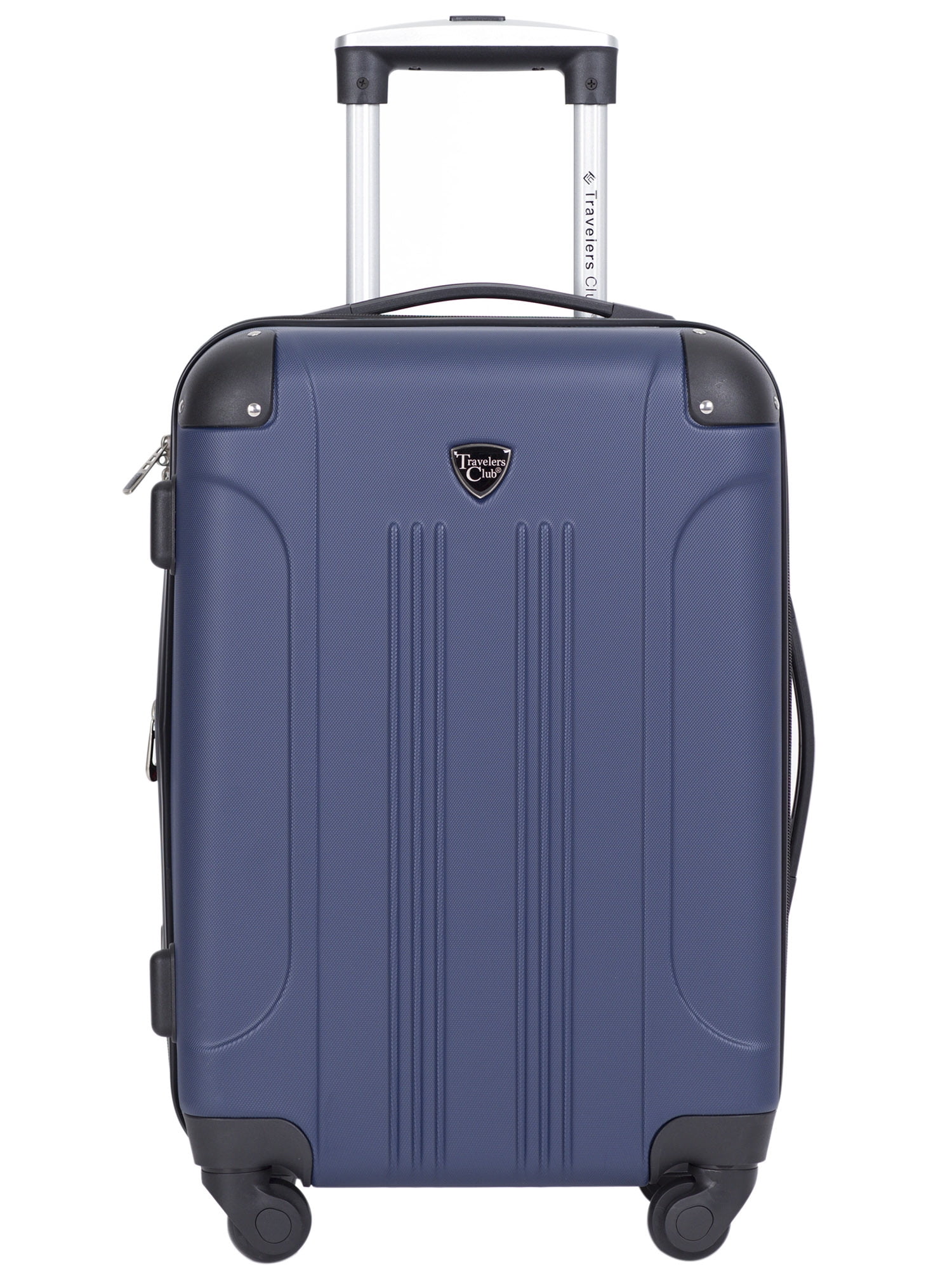 Travelers Club Luggage 20 Rolling Carry-On Navy
