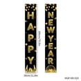 thumbnail image 1 of Decoración de pancarta de puerta de Nochevieja: la pancarta de puerta presenta carteles de 2025 y Feliz año nuevo, está llena de ambiente de fiesta de año nuevo, lo cual es ideal para decora, 1 of 5