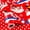 Red Dogs, variant on HOMERAL Christmas Wrapping Paper Roll - Red Gift Wrap with Reindeer, Snowman, Christmas Tree, Gift, Candy - Perfect for Christmas - 17 Inch X 33 Feet
