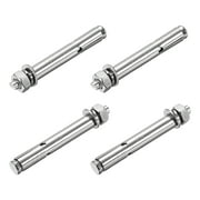 Uxcell M8x80mm Hex Expansion Bolt 304 Stainless Steel 4 Pack