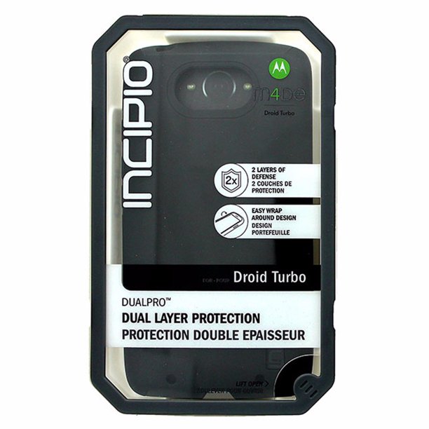 Incipio DualPro Case for Motorola Droid Turbo Black - Walmart.com - Walmart.com