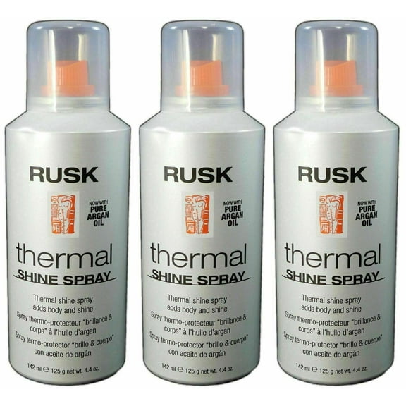 Rusk Thermal Shine Spray 4.4 oz each lot of 3 NEW