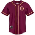 thumbnail image 2 of Men's GameDay Greats  Maroon Bethune-Cookman Wildcats  Lightweight Baseball Jersey, 2 of 3