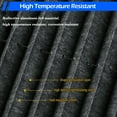 thumbnail image 5 of 61" Retractable Windshield Sun Shade for Car, IC ICLOVER Large Sun Visor Protector Cover Blocks 99% UV Rays to Keep Your Vehicle Cool, Folding Auto Front Window Foil Curtain for SUV Truck Windshield, 5 of 9