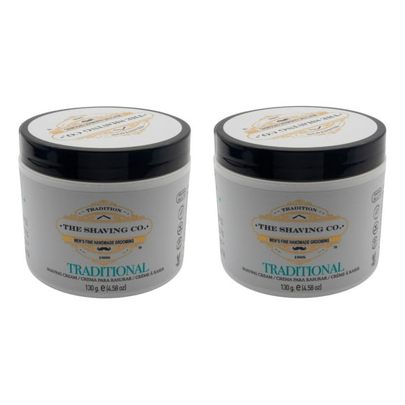 The Shaving Co Kit X 2 Cremas Para Afeitar Menta Cedro amarillo 1