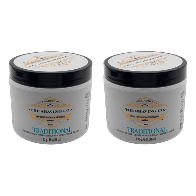 The Shaving Co Kit X 2 Cremas Para Afeitar Menta Cedro amarillo 1