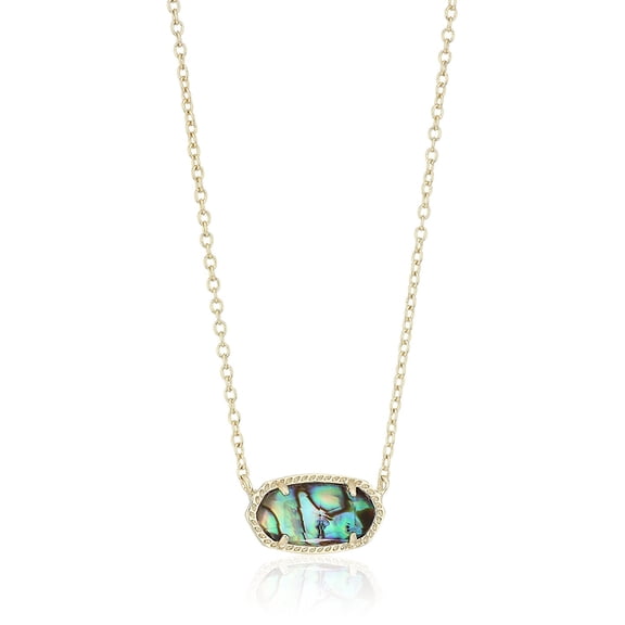 Signature Elisa Gold Plated Abalone Shell Pendant Necklace - 4217709207