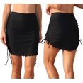 thumbnail image 5 of Beautyin Womens High Waisted Fashion Drawstring Swim Skirts Ruched Tummy Control Swimsuit Bottoms, 5 of 8
