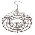 thumbnail image 1 of DYNWAVECA Rustic Iron Wire Wreath Pot Iron ing Planter Plant Holder (Plants Are Not Included) - 15cm Round Shape, 1 of 10