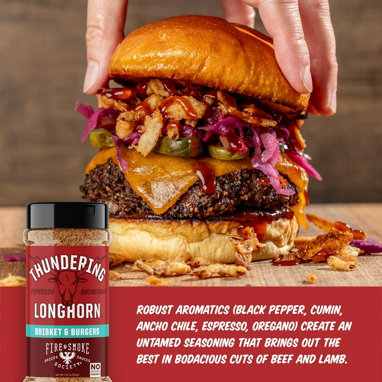 Fire Smoke Society Thundering Longhorn Steak Seasoning, oz