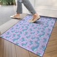 thumbnail image 4 of Purple Cartoon Narwhal Pattern Door Rugs,Washable Non Slip Door Mats Indoor,Decorative Door Mats,Entry Mat Indoor for Entrance,Bedroom,Kitchen,Bathroom,17"x30", 4 of 6