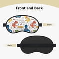thumbnail image 2 of Salouo Dinosaur Pattern Eye Masks, 1-Pack Sleep Mask Eye Cover Washable Sleeping Eyeshade Block Sleep Shade Cover Light Reduces Traveling Gifts, 2 of 7