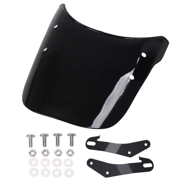 Parabrisas de motocicleta con soporte de repuesto para SUZUKI VX 800 SV 650 GS 500E GSF 600N 1200N negro