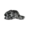 thumbnail image 5 of Top Headwear Women's Tie Dye Baseball Hat - Low Profile Cotton Dad Cap, Black, 5 of 5