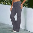 thumbnail image 4 of Womens Athletic Pants Designed With Straight Legs Lightweight Styling And Zipper Pockets For Workout Travel And Everyday Wear, 4 of 7