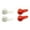 White*2+Black*2, variant on 4Pcs 1/4 Cup Scoop - Korean Short Handle Measuring Spoons, Scale Design Coffee Measure Spoon, Food-Grade Plastic Scoop for Dry & Liquid Ingredients (Red+White)