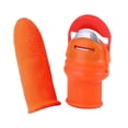 thumbnail image 3 of 2Pcs Herramientas De Cuchillo De Recogedores De Plantas De Jardinería Cuchillo Para Pimientos CUTICAT Cortadores de pulgar de silicona, 3 of 8