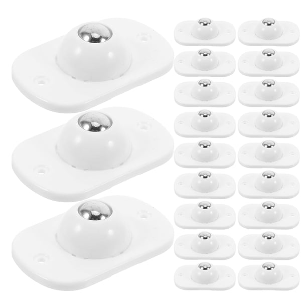 52 ruedas para encimeras de electrodomésticos: miniruedas autoadhesivas con rodamientos de bolas para muebles de cocina y electrodomésticos - Ruedas giratorias de 360°