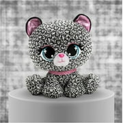 GUND P.Lushes Designer Fashion Pets Khloe OBearci Teddy Bear Premium Stuffed Animal, Black and White, 6