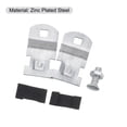 thumbnail image 4 of Uxcell Rubber Cushion Strut Clamp Rigid Steel Pipe Clamp Fit for 7/8" Tube and Pipe, 4 of 5