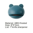 thumbnail image 2 of Lubelski Cutter Grinder Frog Shape Well Stability Mini Size Frosted Stone Cook Chopper Manual Sharpener for Kitchen, 2 of 3
