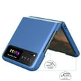 thumbnail image 4 of For Motorola Razr 2024 Hybrid Thin Slim Premium Hard Plastic Matte Finish Anti-Scratch Full Protection Shockproof Phone Case Cover by Xpression - Blue, 4 of 10