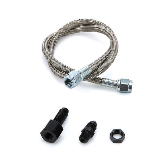 Quickcar Racing Products Line Kit 24in Steel Braided