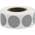thumbnail image 2 of Gray Circle Dot Stickers | 0.75" Inch Round | 500 Pack, 2 of 4