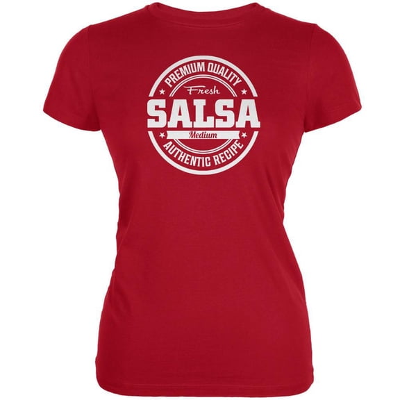 Halloween Women's Juniors Salsa Costume Red Short Sleeve Graphic Tee