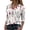White, variant on Aayomet Dressy Tops For Women Women's Henley Shirts Long Sleeve Button Down Tunic Tops Scoop Neck Ribbed Knit Slim Fitted Casual Tops Blouses,Gray M