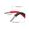 thumbnail image 4 of RCA to Speaker Wire Adapter, 2 Bare Wire Cables to RCA Plug Adapter Repair Cord Compatible with Speaker Amplifier, Audio Video AV Receiver, TV, Subwoofer (2Pack 20AWG 3.3FT), 4 of 5