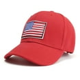 thumbnail image 2 of ZHENHONG Baseball Caps for Women Flag Embroidered Washed Soft Cotton Fitting Cap For Men And Women Dad Hats, 2 of 2