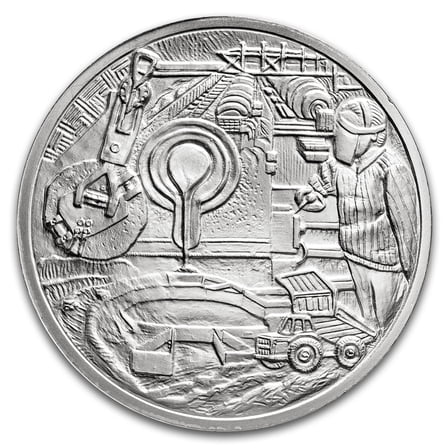 10 oz Silver Round - Cortez Gold Mines (Perfect Attendance)