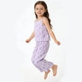 thumbnail image 5 of Edvintorg Summer Clothes for Girls Cute Graphic Elastic Waisted Loose Fit Casual Palazzo Pants Kids Clothes Girls Size 3-10, 5 of 9