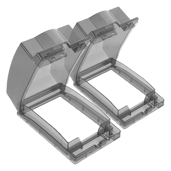 PBPBOX 2Pcs Outdoor Electric Outlet Covers Splashproof Design for 86 Type Wall Sockets