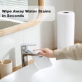 thumbnail image 4 of Jessy Home 2 Rolls Cleaning Cloth, 100 Sheets Reusable Paper Towels, 12"x12" Lint Free, Absorbent & Scratch Free Microfiber Towels for Kitchen, 4 of 8